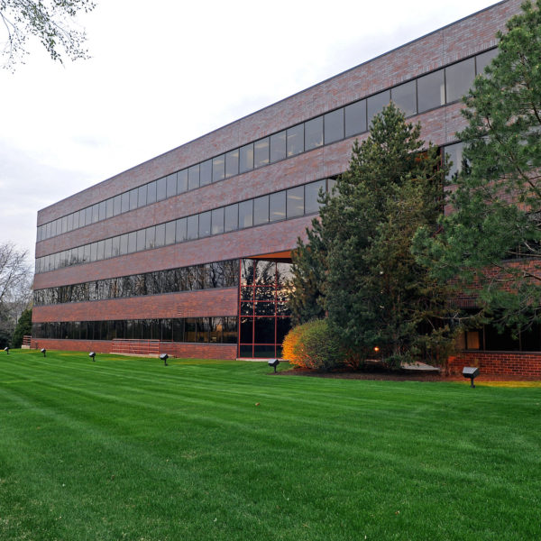 Back of the Deer Creek Corporate Office building located in Brookfield, WI.