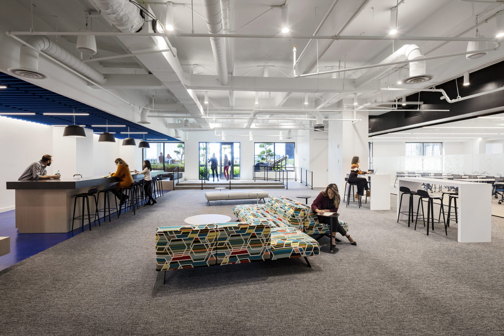 Tenant center with tenants at the Resurgens Plaza building managed by Zeller.